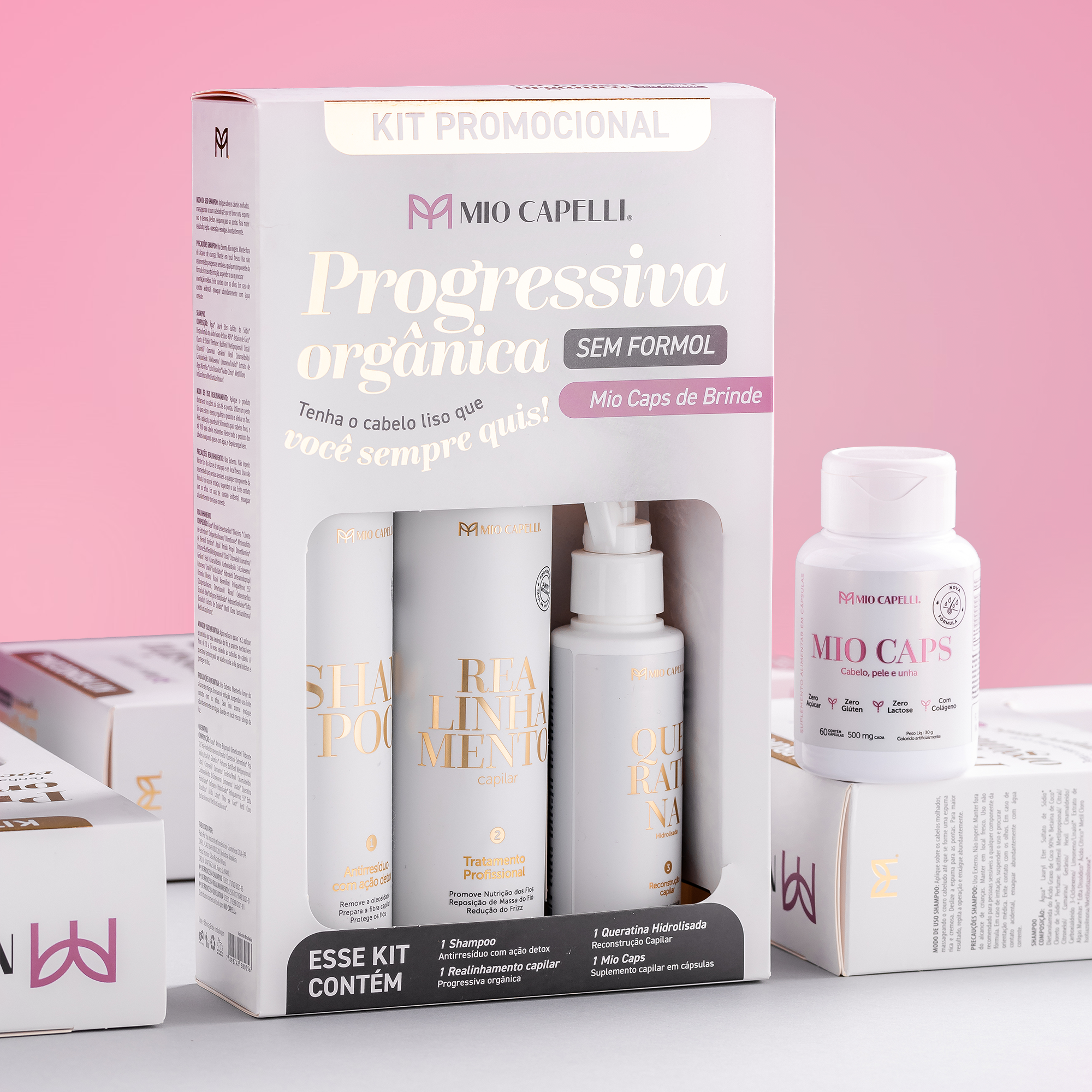 Kit Progressiva Orgânica de 500ml - Liso Perfeito