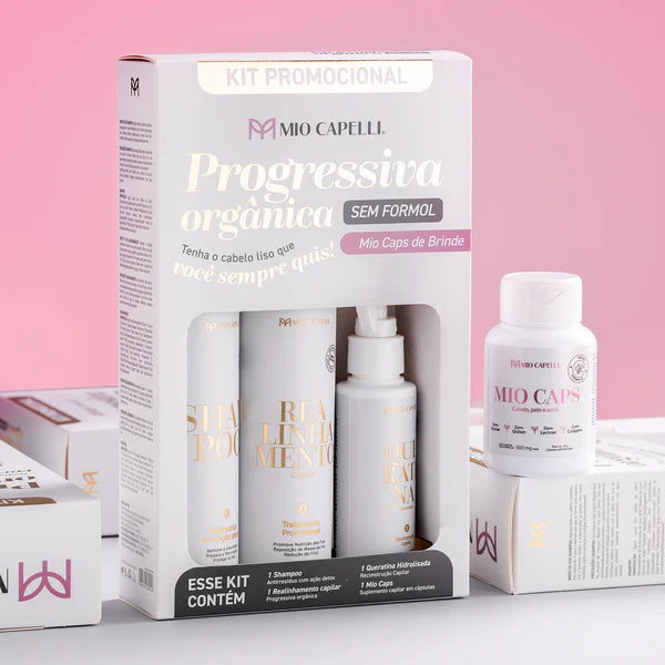 Kit Progressiva Orgânica de 500ml - Liso Perfeito