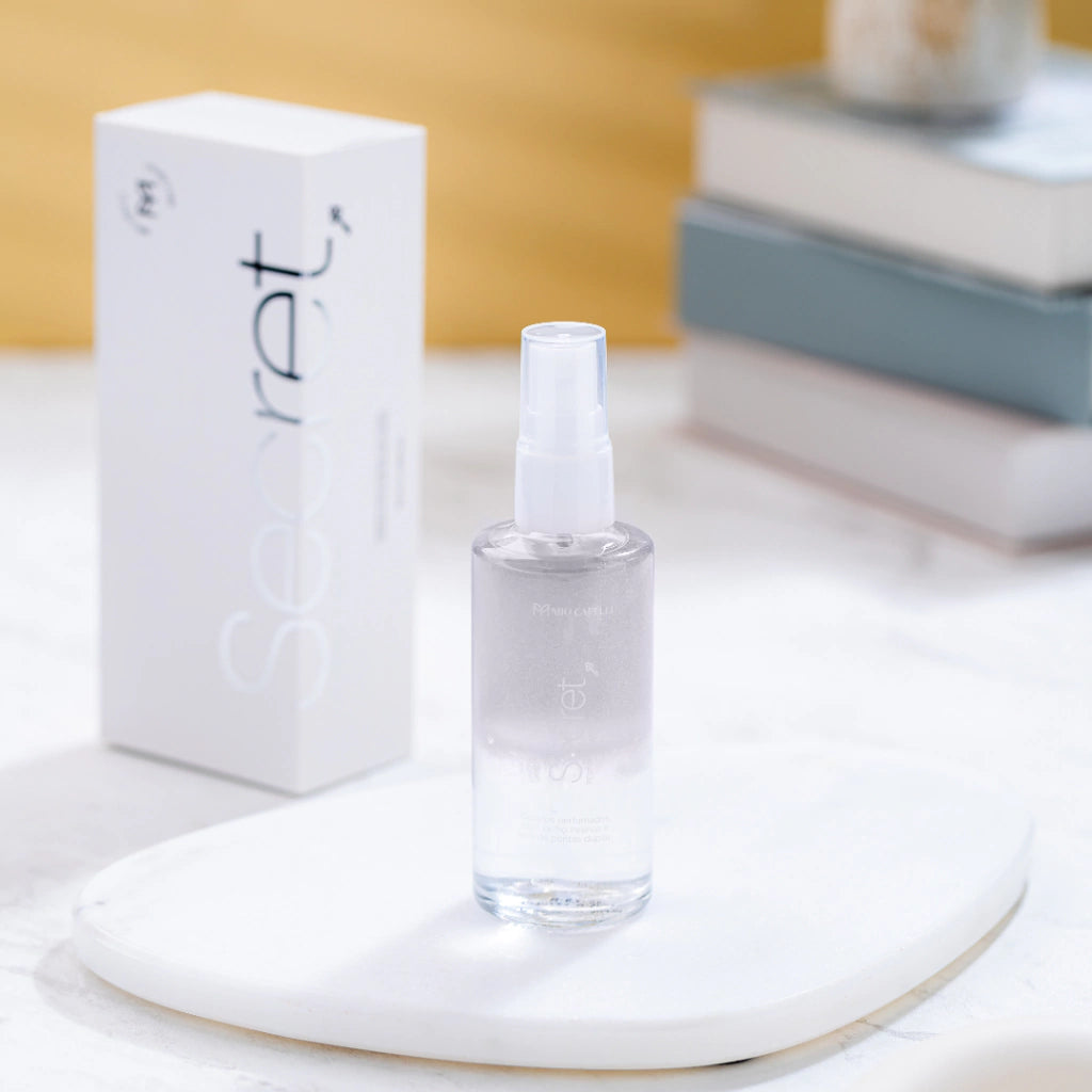 Perfume Capilar Secret 60ml (Inspirado no 212 VIP Rosé Carolina Herrera) + Brinco GRÁTIS