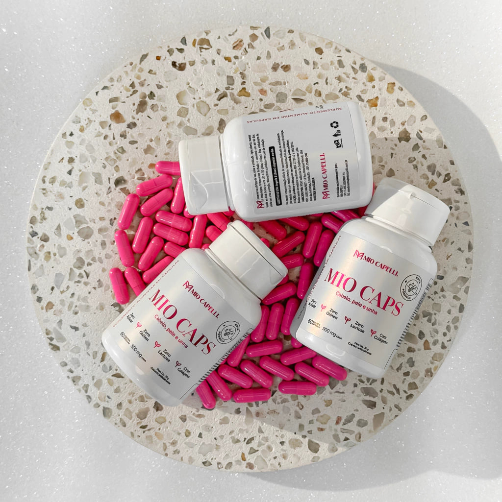 Mio Caps Vitamina Para Cabelo Pele e Unha (60 cápsulas) - Mio Capelli®