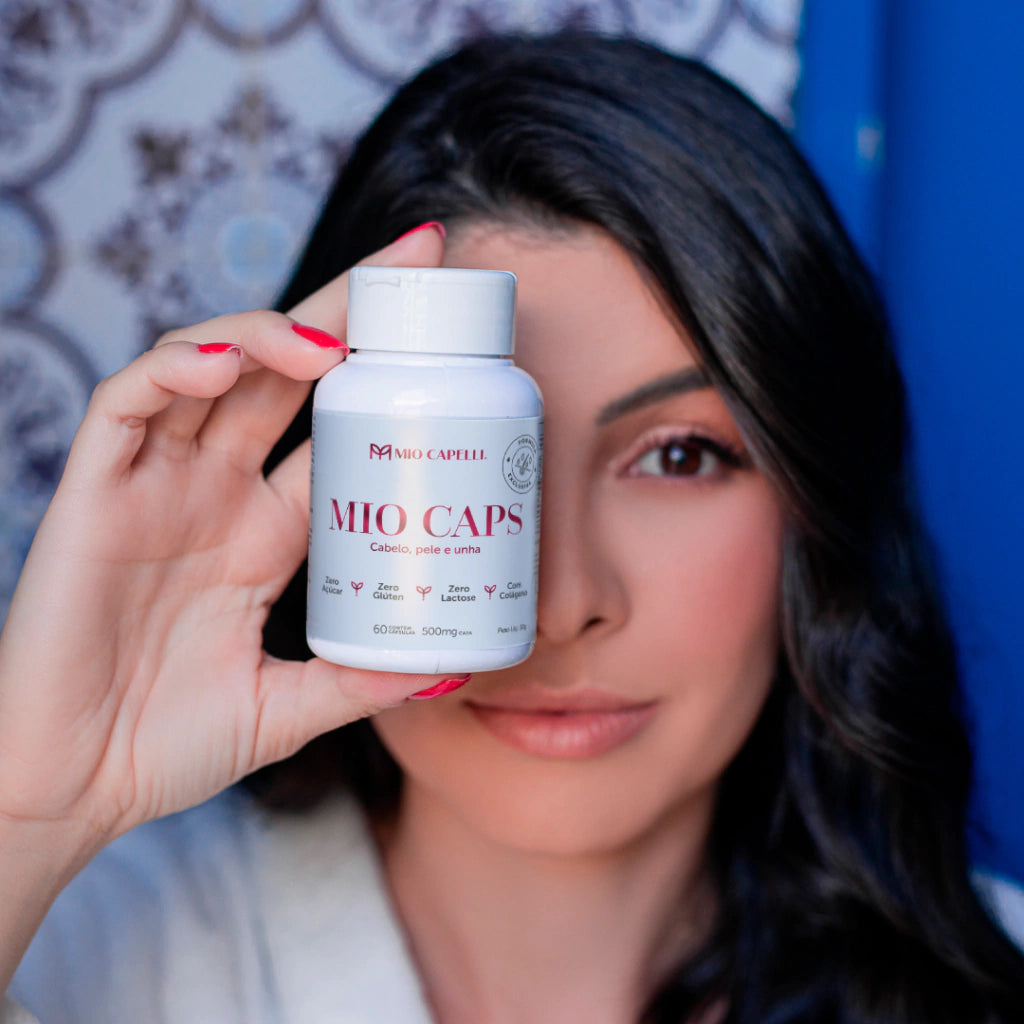 Mio Caps Vitamina Para Cabelo Pele e Unha (60 cápsulas) - Mio Capelli®