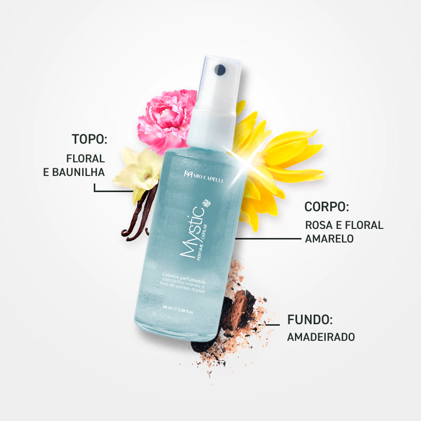 Perfume Capilar Mystic 60ml (Inspirado no Good Girl Blush) +  Brinco GRÁTIS