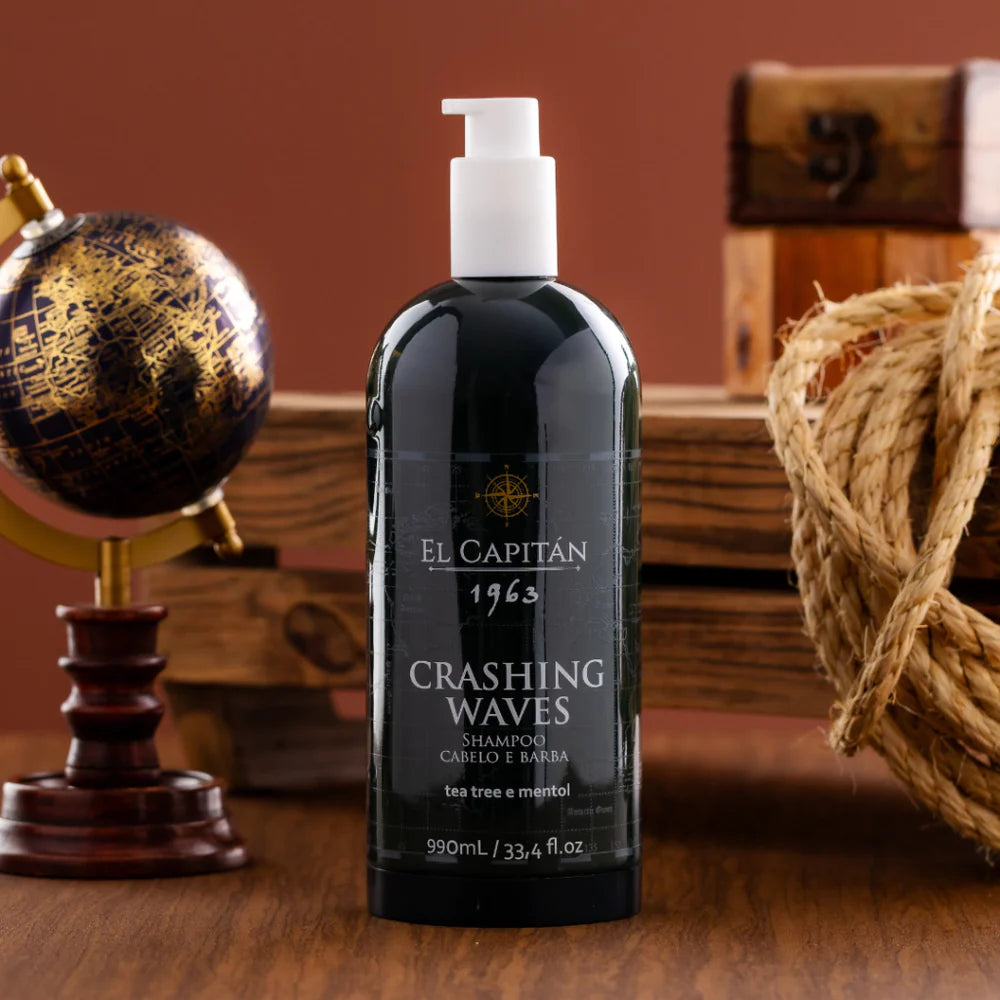 Shampoo Crashing Waves - Para Cabelo e Barba I El Capitán®